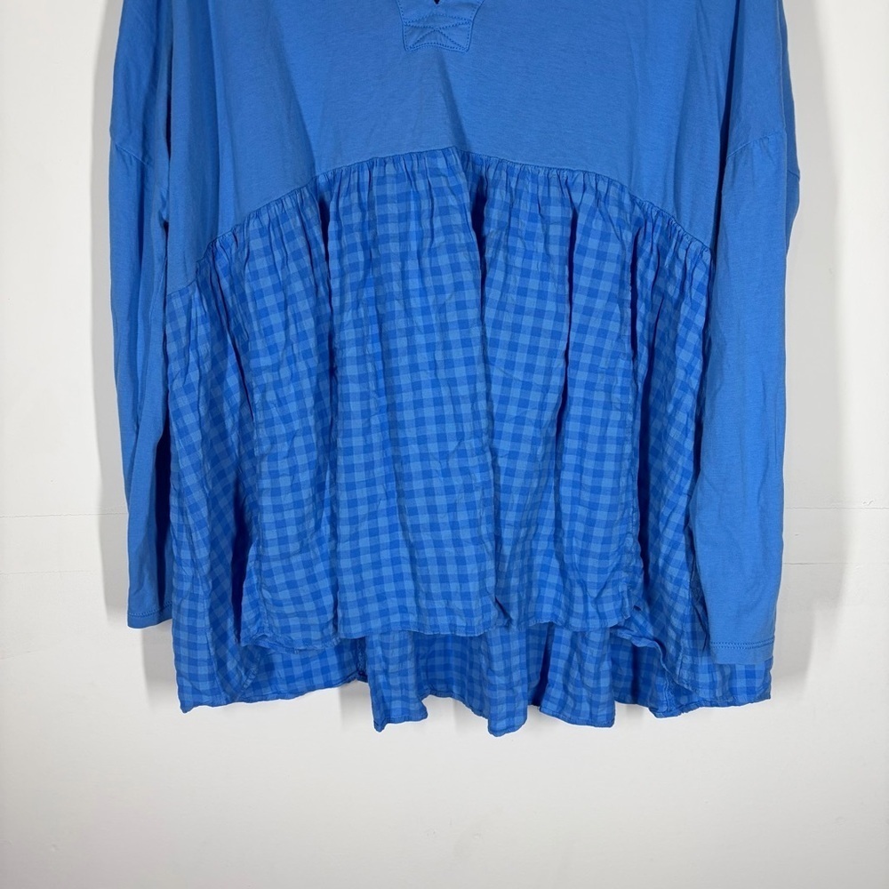 NWT Anthropologie Pilcro Babydoll Gingham Top Size Small - Picture 7 of 11